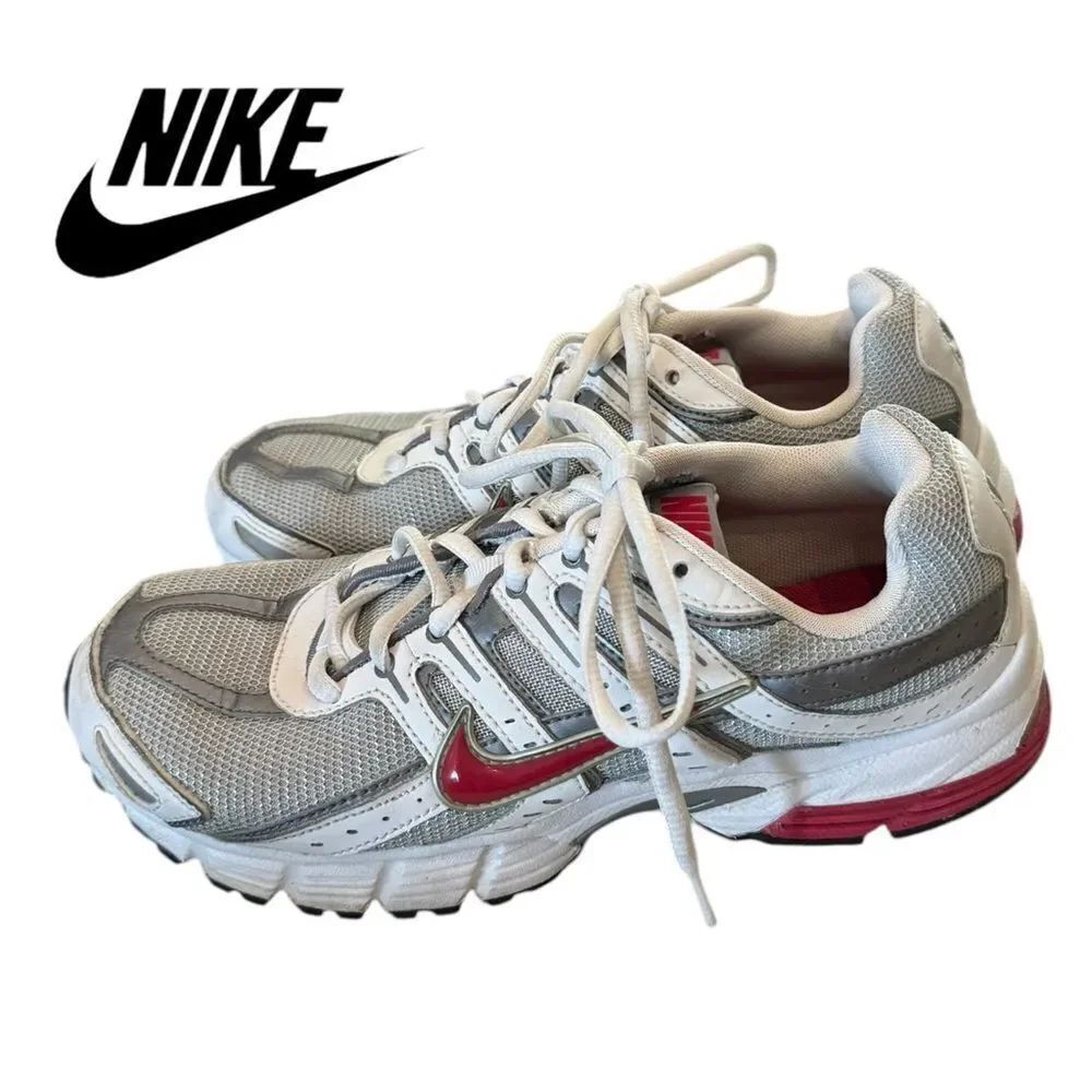 Nike Air Skyraider #344099-061 Women's White Pink Running Sneakers 8